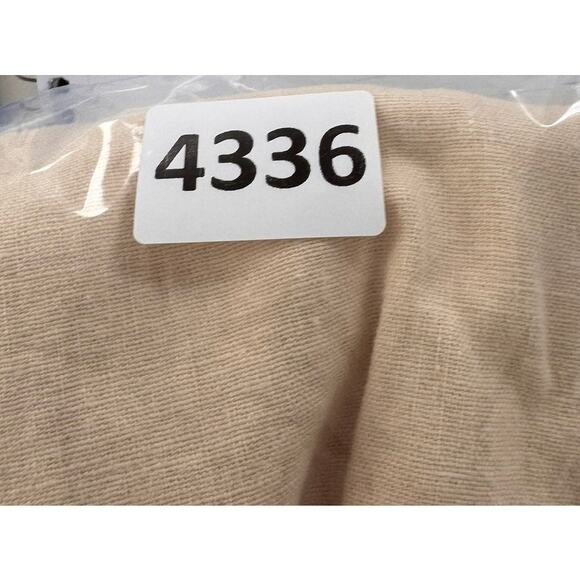 Falls Creek 1X Beige Cream Short Skirt Button Front Tie Belted Waist Linen Rayon - Picture 9 of 9